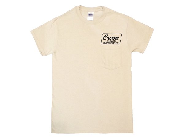 画像1: CRIME Tシャツ / POCKET CUSTOM LOGO (SAND) (1)