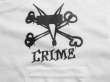 画像2: CRIME Tシャツ / POCKET RAT (WHITE) (2)