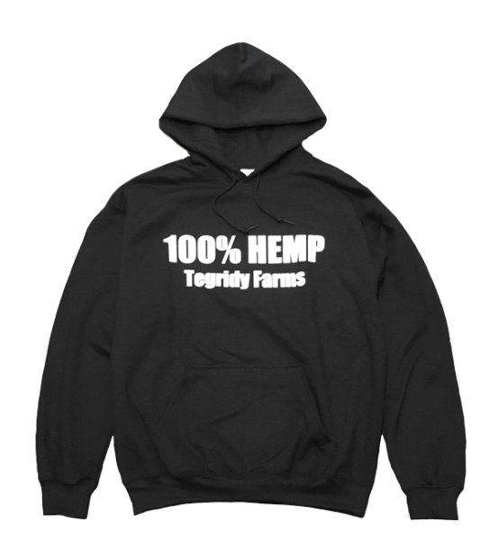 画像1: 【SALE】100% HEMP TEGRIDY FARMS HOODIE (BLACK) (1)