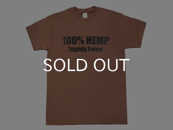 画像1: 100% HEMP TEGRIDY FARMS Tシャツ (CHESTNUT) (1)