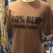 画像2: 100% HEMP TEGRIDY FARMS Tシャツ (CHESTNUT) (2)