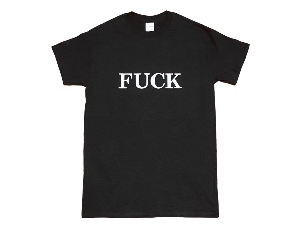画像1: FUCK Tシャツ (BLACK) (1)