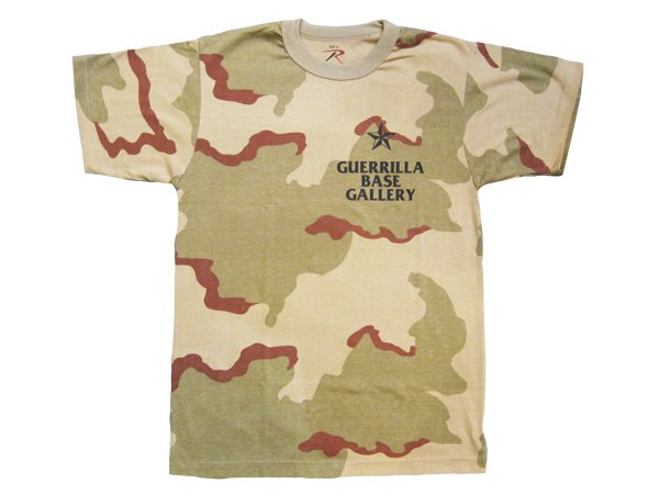 画像1: GUERRILLA BASE GALLERY Tシャツ / 3C DESERT CAMO (1)