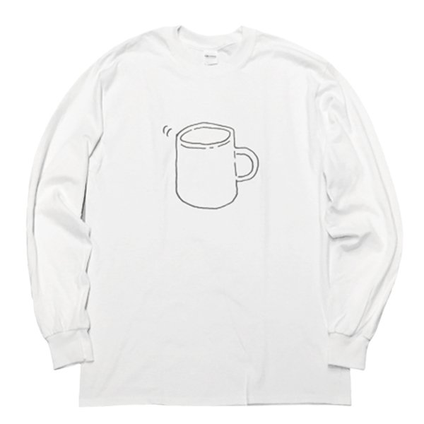 画像1: MUG ロングスリーブTシャツ (WHITE) (1)