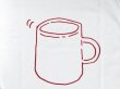 画像2: MUG Tシャツ (WHITE/RED) (2)