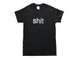 画像1: SHIT Tシャツ (BLACK) (1)