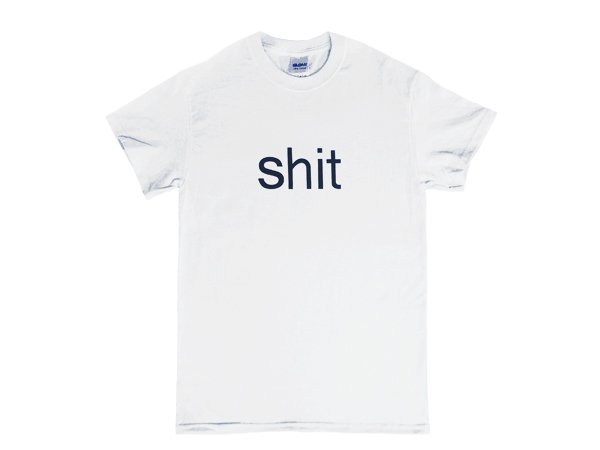 画像1: SHIT Tシャツ (WHITE) (1)