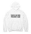 画像1: TASTES LIKE SHIT YOU WON'T CARE HOODIE (WHITE) (1)