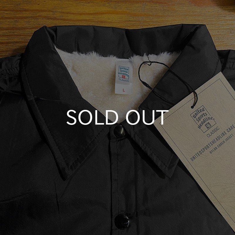 画像5: UNITED SPORTS HEADLINE / BOA COACH JACKET (BLACK) (5)
