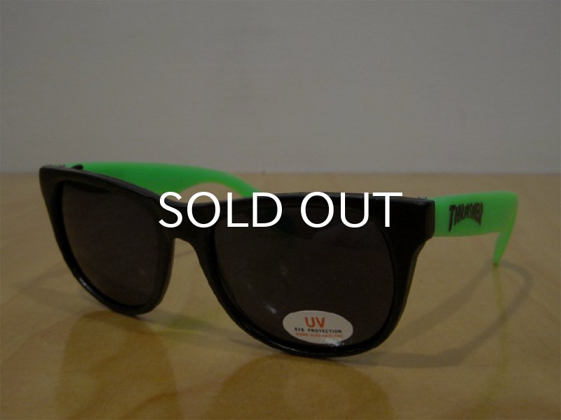画像2: THRASHER / SUNGLASS サングラス (GREEN) (2)