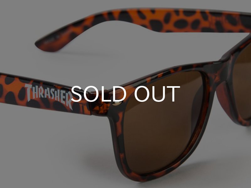 画像2: THRASHER / SUNGLASS サングラス (TORTOISE) (2)