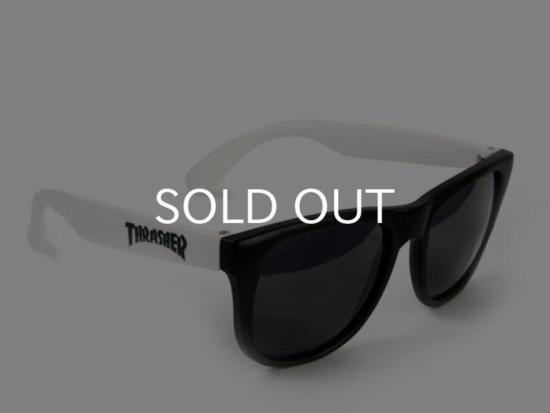 画像1: THRASHER / SUNGLASS サングラス (WHITE) (1)