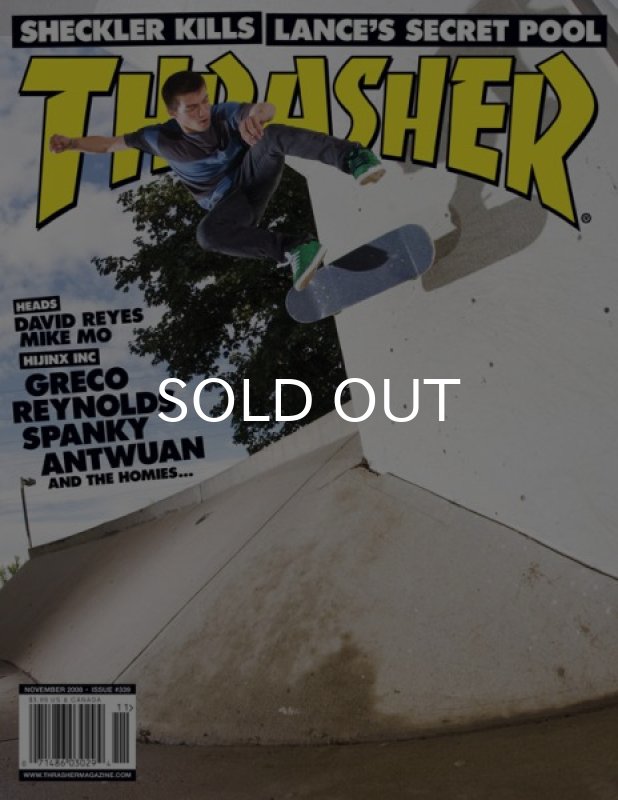 画像1: THRASHER / MAGAZINE 2008年11月号 #339 (1)