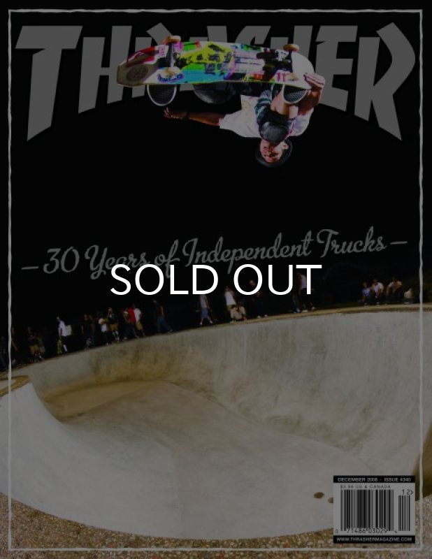 画像1: THRASHER / MAGAZINE 2008年12月号 #340 (1)