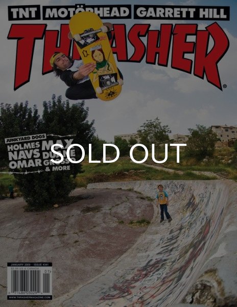 画像1: THRASHER / MAGAZINE 2009年1月号 #341 (1)