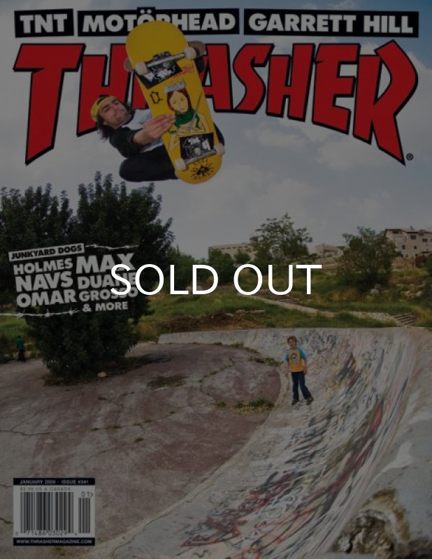 画像1: THRASHER / MAGAZINE 2009年1月号 #341 (1)