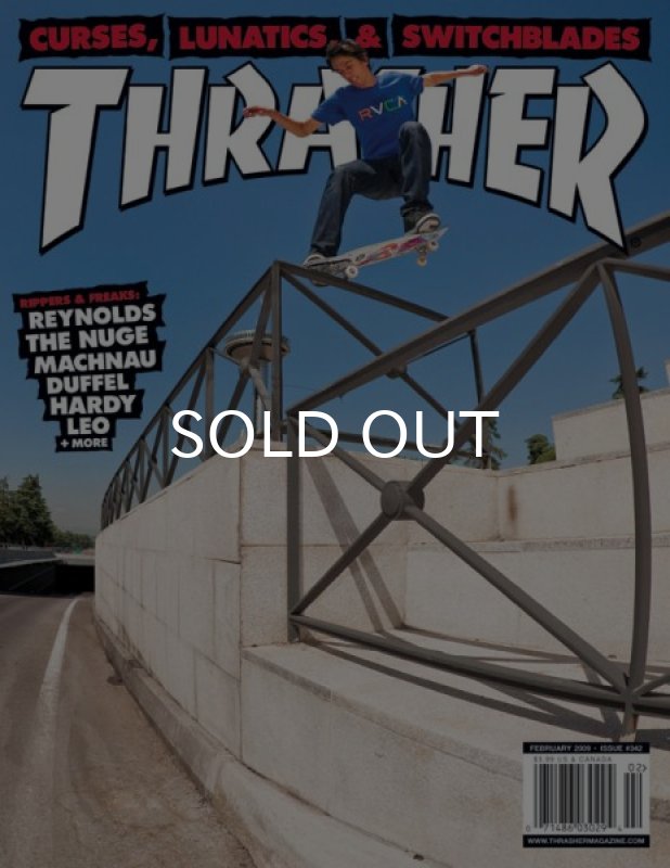 画像1: THRASHER / MAGAZINE 2009年2月号 #342 (1)