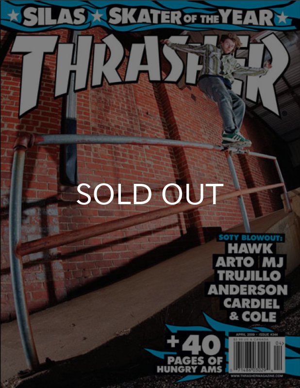 画像1: THRASHER / MAGAZINE 2009年4月号 #344 (1)
