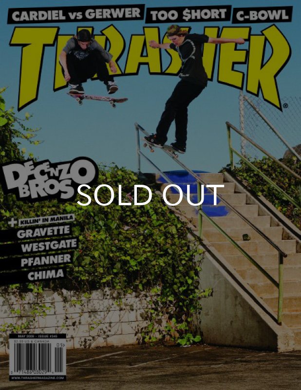 画像1: THRASHER / MAGAZINE 2009年5月号 #345 (1)
