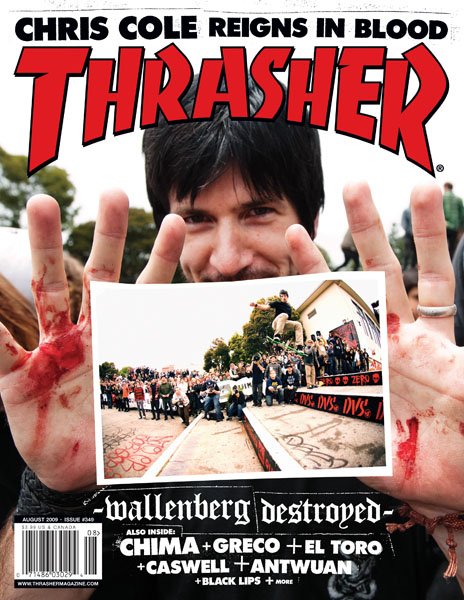 画像1: THRASHER / MAGAZINE 2009年8月号 #349 (1)