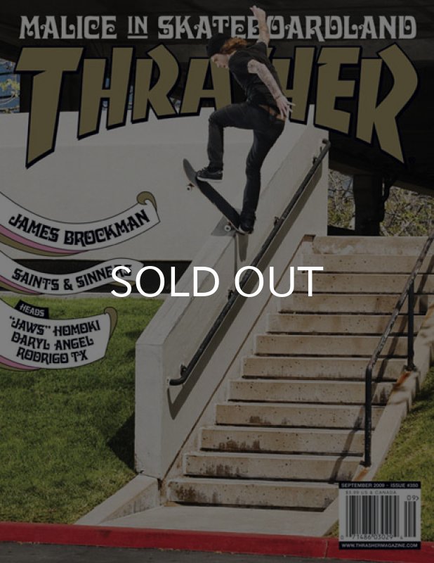 画像1: THRASHER / MAGAZINE 2009年9月号 #350 (1)