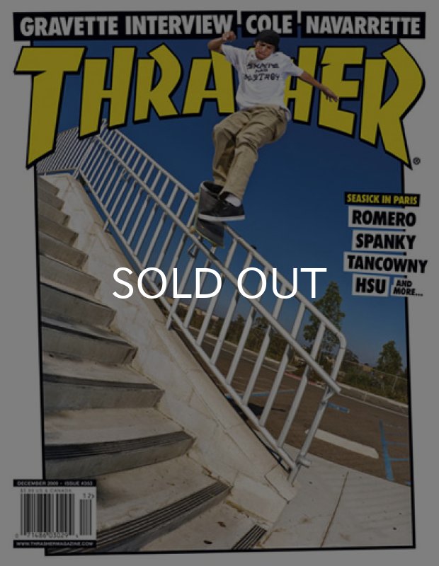 画像1: THRASHER / MAGAZINE 2009年12月号 #353 (1)