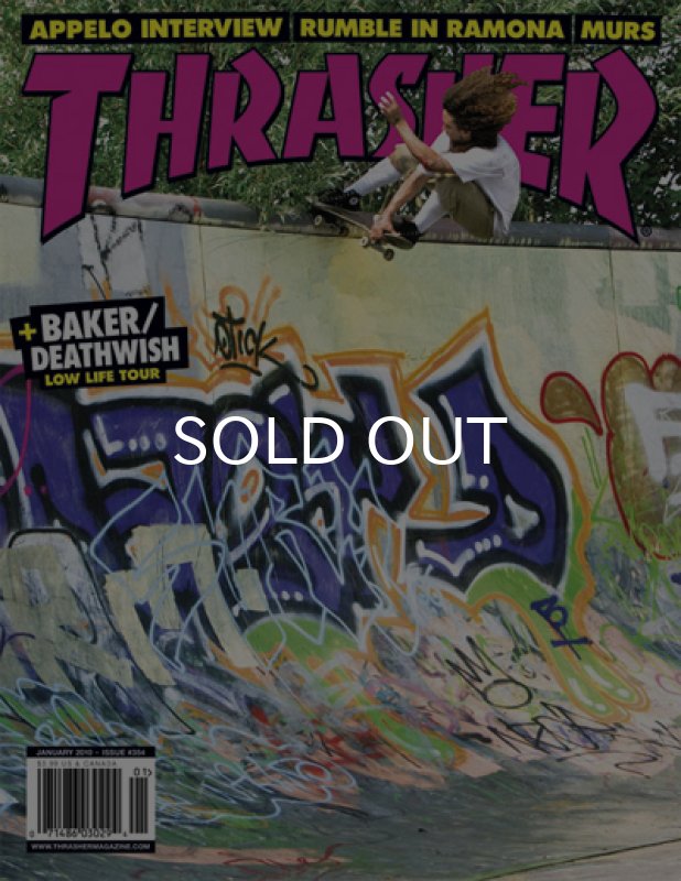 画像1: THRASHER / MAGAZINE 2010年1月号 #354 (1)