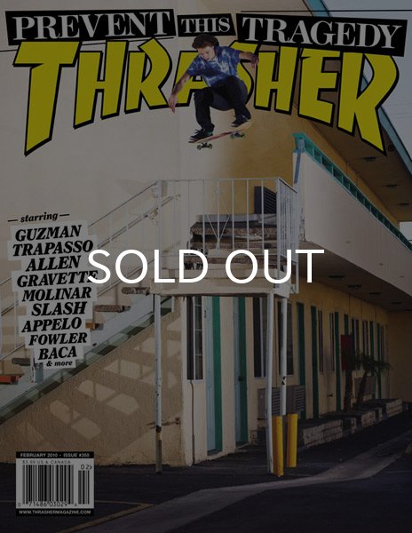 画像1: THRASHER / MAGAZINE 2010年2月号 #355 (1)