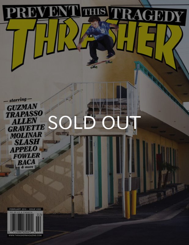 画像1: THRASHER / MAGAZINE 2010年2月号 #355 (1)