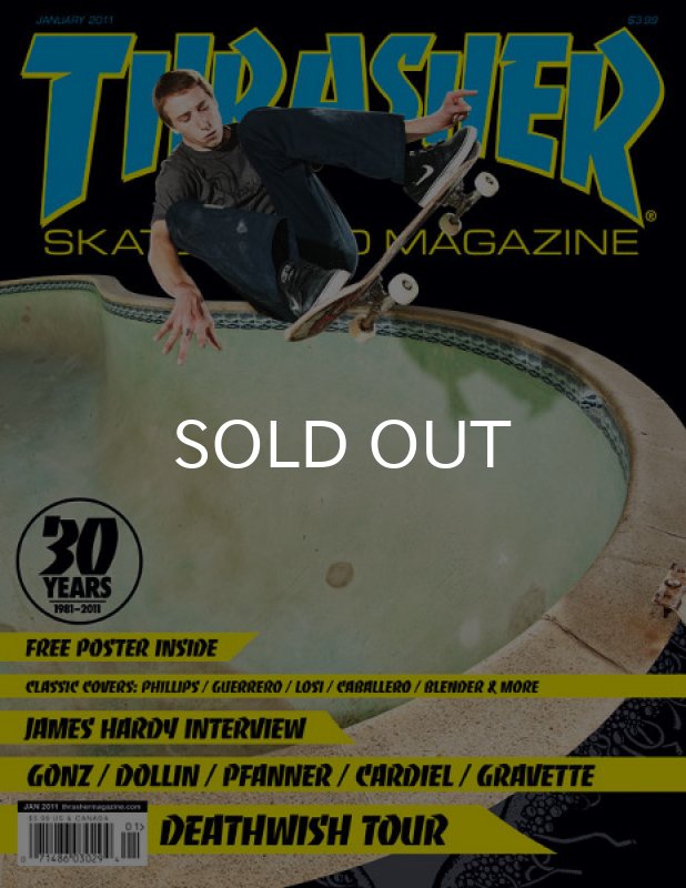 画像1: THRASHER / MAGAZINE 2011年1月号 #366 (1)