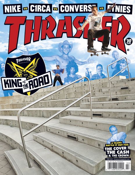 画像1: THRASHER / MAGAZINE 2011年2月号 #367 (1)