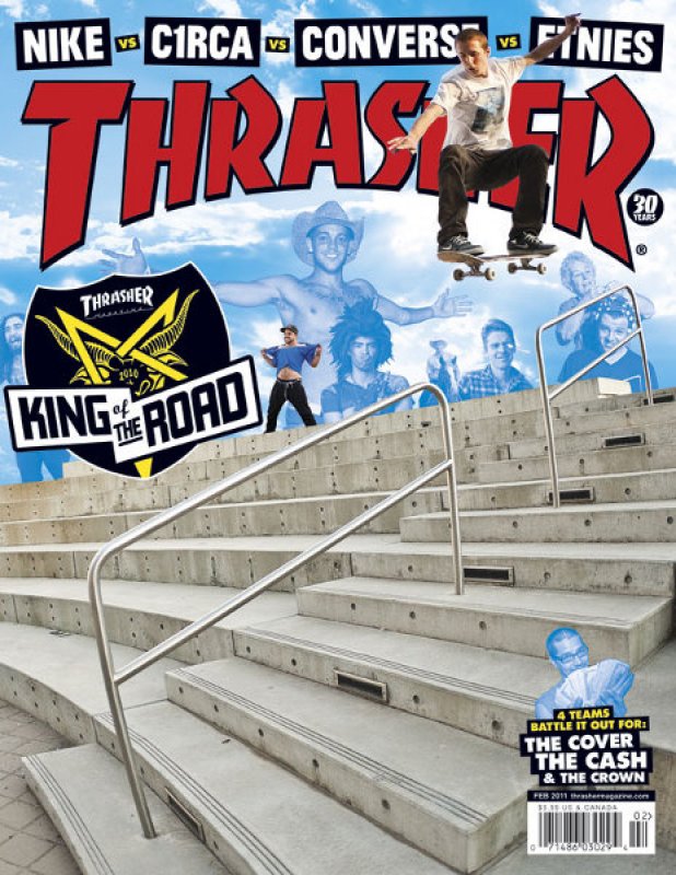 画像1: THRASHER / MAGAZINE 2011年2月号 #367 (1)