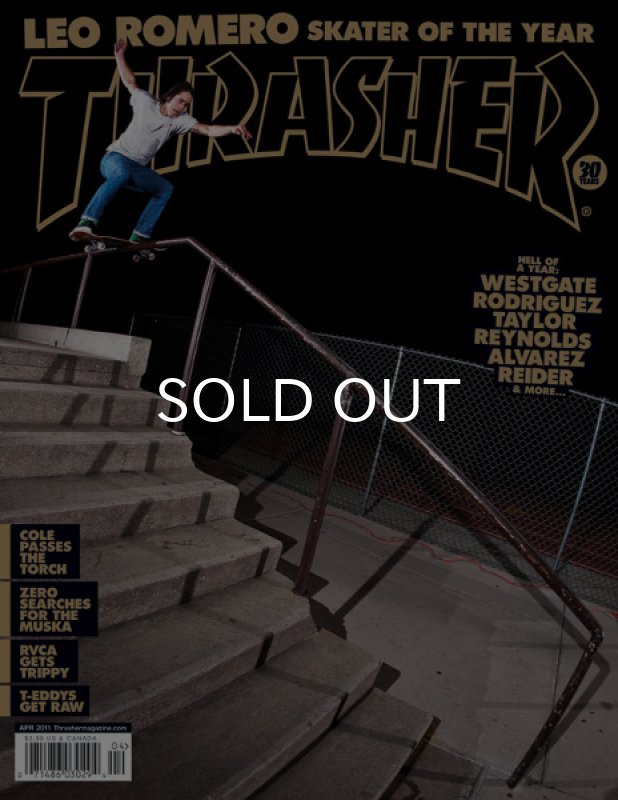 画像1: THRASHER / MAGAZINE 2011年4月号 #369【FREE POSTER】 (1)
