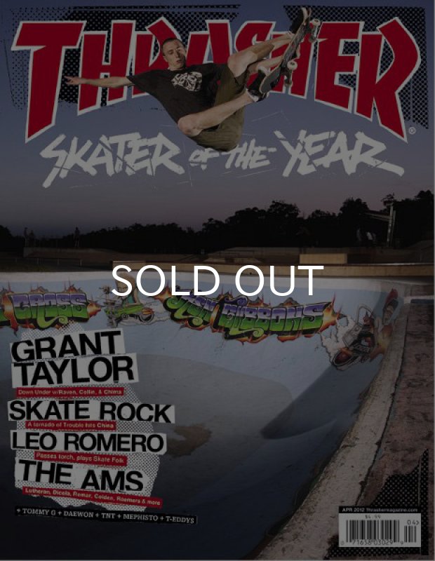 画像1: THRASHER / MAGAZINE 2012年4月号 #381【FREE POSTER】 (1)