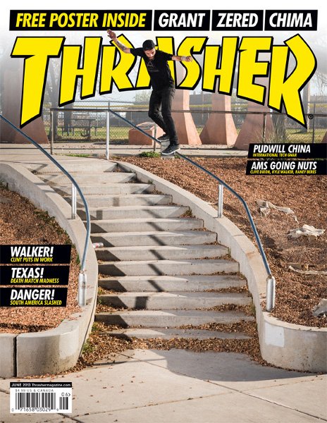 画像1: THRASHER / MAGAZINE 2013年6月号 #395【DVD&POSTER付】 (1)