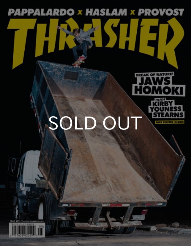 画像1: THRASHER / MAGAZINE 2014年5月号 #406【FREE POSTER】 (1)