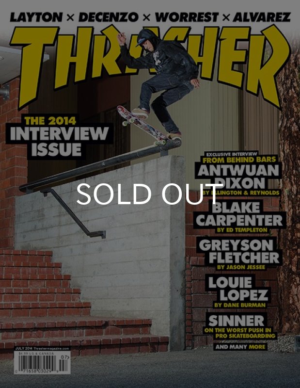 画像1: THRASHER / MAGAZINE 2014年7月号 #408 (1)