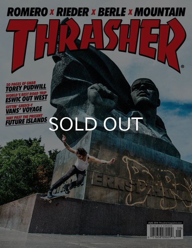 画像1: THRASHER / MAGAZINE 2014年8月号 #409 (1)