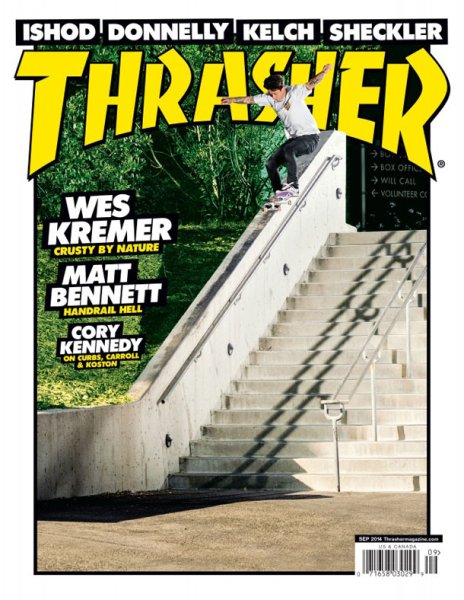 画像1: THRASHER / MAGAZINE 2014年9月号 #410 (1)