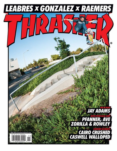 画像1: THRASHER / MAGAZINE 2014年11月号 #412 (1)