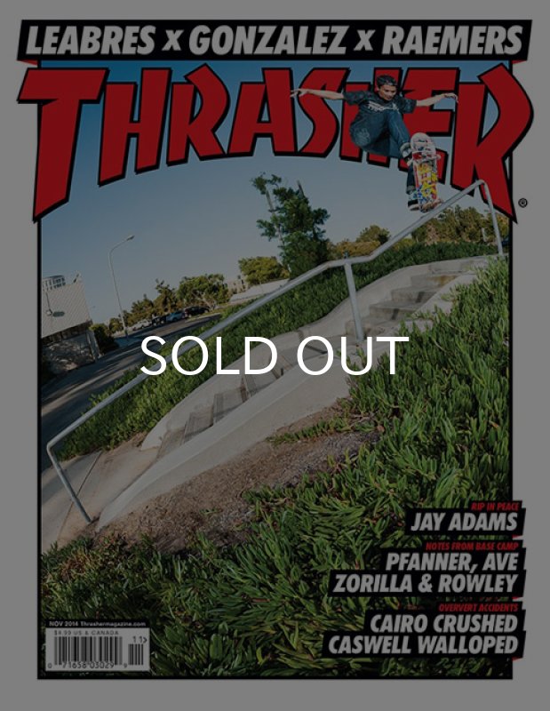 画像1: THRASHER / MAGAZINE 2014年11月号 #412 (1)