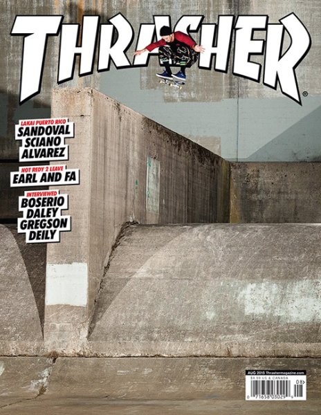 画像1: THRASHER / MAGAZINE 2015年8月号 #421 (1)