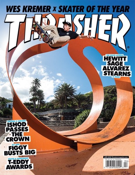 画像1: THRASHER / MAGAZINE 2015年4月号 #417【FREE POSTER】 (1)
