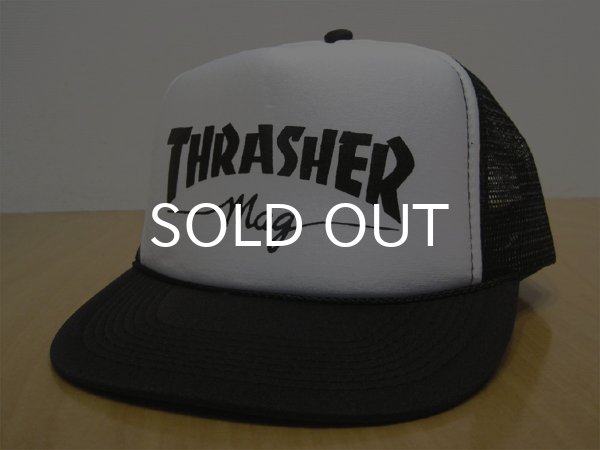 画像1: THRASHER / CLASSIC LOGO CAP (WHITE) (1)