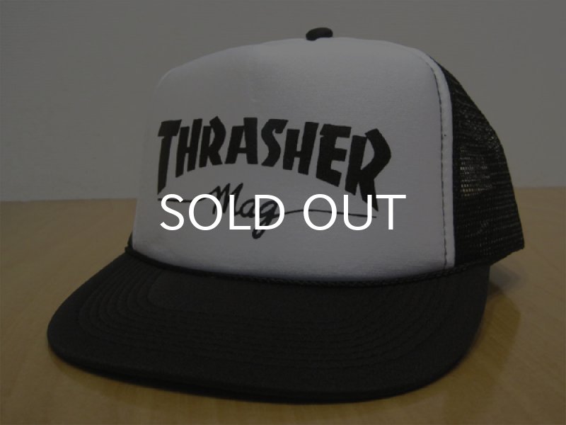 画像1: THRASHER / CLASSIC LOGO CAP (WHITE) (1)
