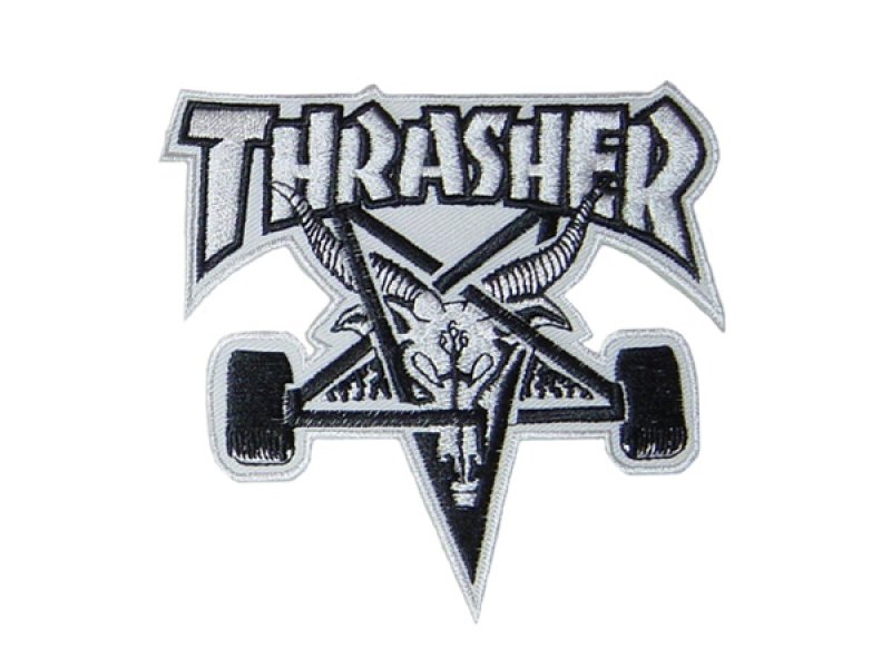 画像1: THRASHER / ワッペン SKATE GOAT (1)