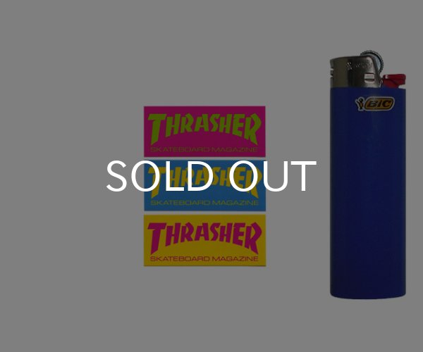 画像1: THRASHER / RETRO LOGO ステッカー (MINI) (1)