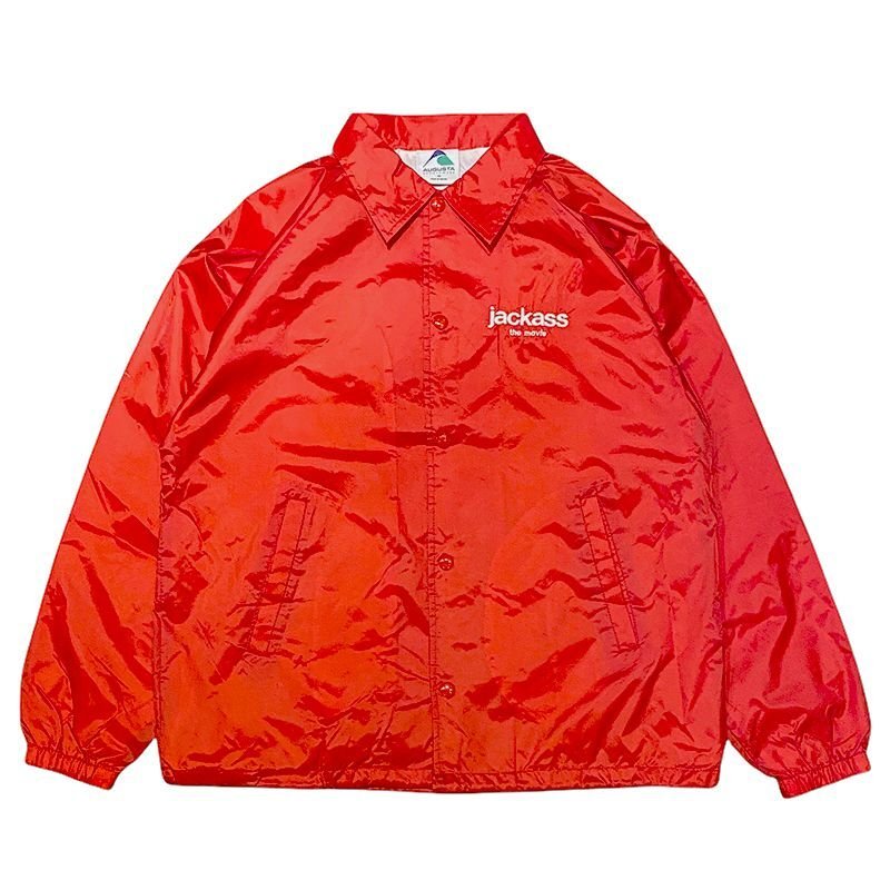 画像2: jackass the movie COACH JACKET (RED) (2)