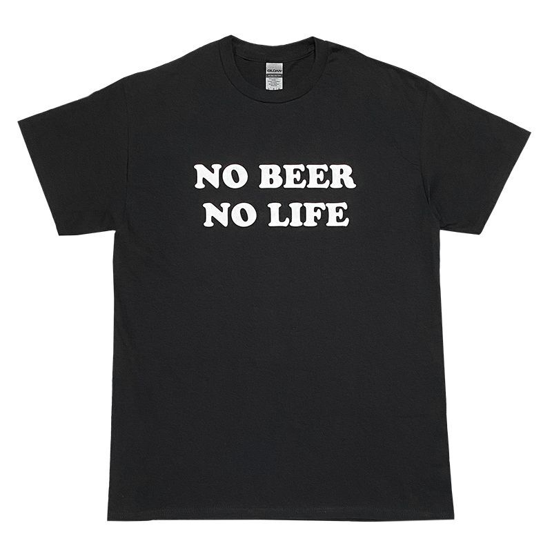 NO BEER NO LIFE Tシャツ (BLACK)