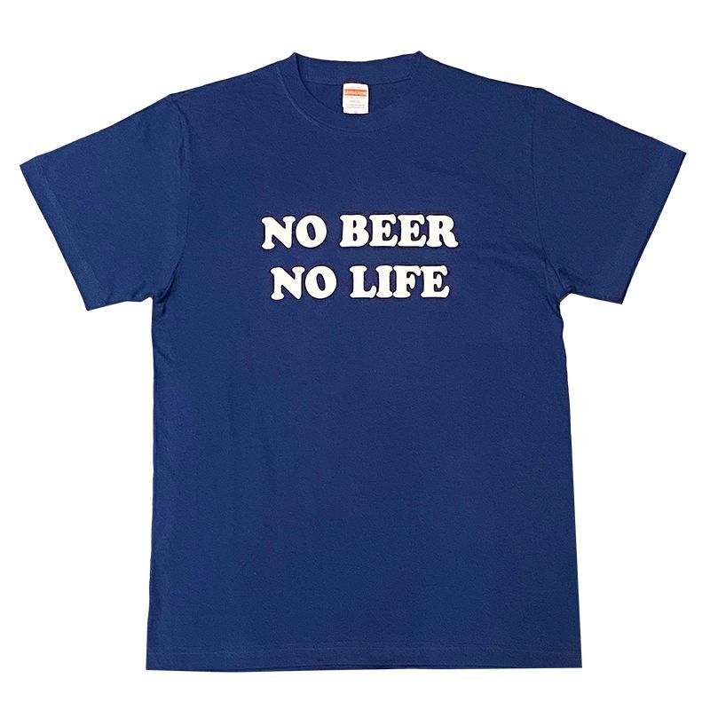 NO BEER NO LIFE Tシャツ (CLASSIC BLUE)